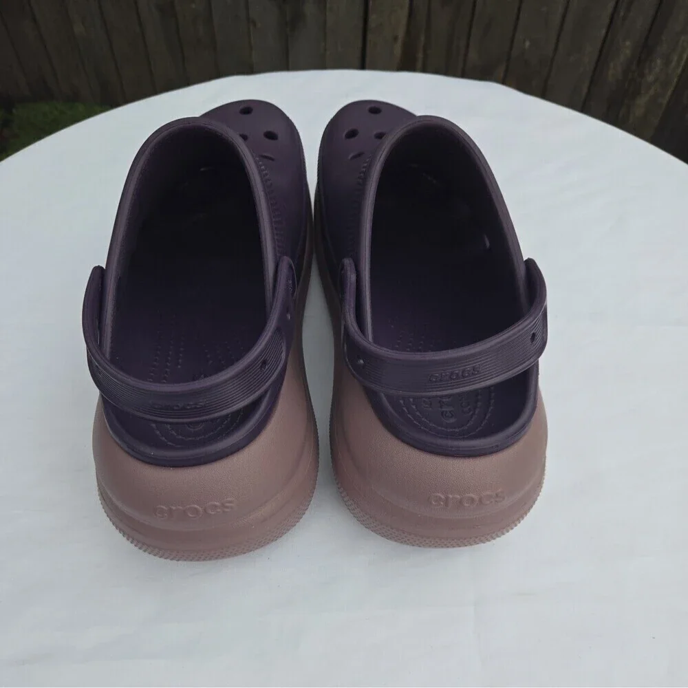 Crocs Crush Clog Dark Iris Multi Slip On Casual Platform Sandal M10 W12